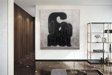 Load image into Gallery viewer, Creative Black And White Painting Human Artwork For Living Room Kp074