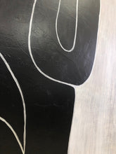 Load image into Gallery viewer, Creative Black And White Painting Human Artwork For Living Room Kp074