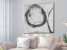 Load image into Gallery viewer, Black And White Painting Modern Abstract Painting On Canvas Sp065