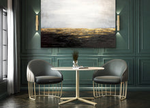 Load image into Gallery viewer, Black White Gold Painting on Canvas Contemporary Art Decor Wp011
