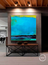 Load image into Gallery viewer, Blue Abstract Contemporary Art Livingroom Office Painting Sp020