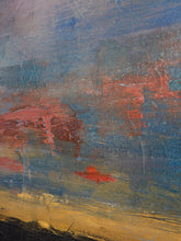 Load image into Gallery viewer, Blue Gray Sky Abstract Painting On Canvas Living Room Art Sp036