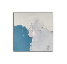Load image into Gallery viewer, Blue Gray White Abstract Painting Modern Canvas Art Sp093
