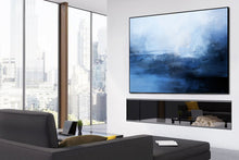 Load image into Gallery viewer, Blue Sky Abstract Painting Dark Blue Ocean Painting Sp084