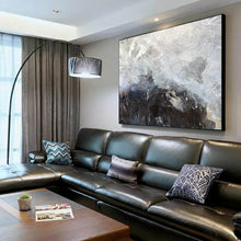 Load image into Gallery viewer, Brown Gray Abstract Painting Texture Modern Painting Wp055