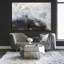 Load image into Gallery viewer, Brown Gray Abstract Painting Texture Modern Painting Wp055