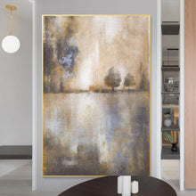 Load image into Gallery viewer, Brown Tree Art Lake Scenery Acrylic Painting Landscape Home Decoration Wp003