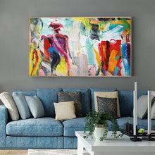 Load image into Gallery viewer, Colorful Abstract Acrylic Painting Modern Wall Art Wp078