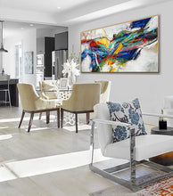Load image into Gallery viewer, Colorful Abstract Hand Painted Modern Oversize Abstract Wall Art Wp026