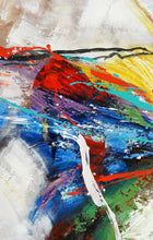 Load image into Gallery viewer, Colorful Abstract Hand Painted Modern Oversize Abstract Wall Art Wp026