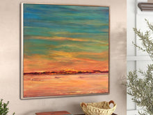 Load image into Gallery viewer, Colorful Abstract Painting Landscape Art Sunset Painting Sp016