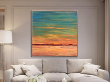 Load image into Gallery viewer, Colorful Abstract Painting Landscape Art Sunset Painting Sp016