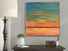 Load image into Gallery viewer, Colorful Abstract Painting Landscape Art Sunset Painting Sp016