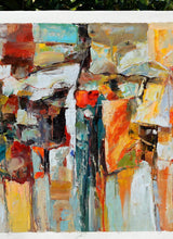 Load image into Gallery viewer, Colorful Abstract Painting Red Modern Canvas Painting Sp074