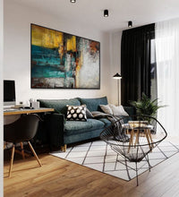 Load image into Gallery viewer, Colorful Painting Texture Palette Knife Modern Wall Art Hand Painted Sp105