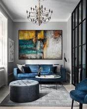 Load image into Gallery viewer, Colorful Painting Texture Palette Knife Modern Wall Art Hand Painted Sp105