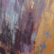 Load image into Gallery viewer, Gold Purple Abstract Painting Original Artwork Sp022
