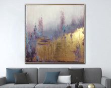 Load image into Gallery viewer, Gold Purple Abstract Painting Original Artwork Sp022