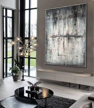 Load image into Gallery viewer, Gray Abstract Painting Original Contemporary Painting Sp088