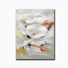 Load image into Gallery viewer, Gray Abstract Painting Oversized Modern Canvas Painting Sp071