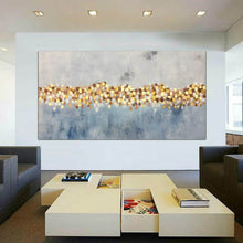 Load image into Gallery viewer, Gray Blue Abstract Painting Oversized Painting Sp070