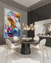 Load image into Gallery viewer, Hand Painted Oil Painting On Canvas Lilac Violet Blue Sp102