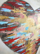 Load image into Gallery viewer, Heart Abstract Art Love Painting Modern Abstract Painting On Canvas Sp064