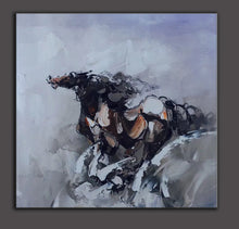 Load image into Gallery viewer, Horse Painting Abstract Horse Painting Palette Knife Canvas Art Wp067