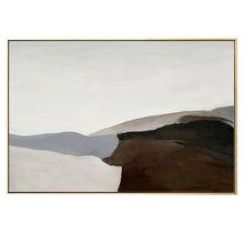 Load image into Gallery viewer, Landscape Brown Mountain Abstract Painting Simple Canvas Art Wp059