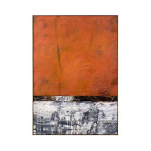 Load image into Gallery viewer, Orange Abstract Canvas Painting Handmade Textured Painting Wp032