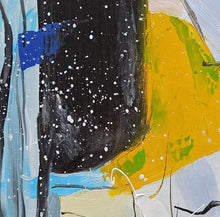 Load image into Gallery viewer, Orange White Yellow Abstract Acrylic Painting Modern Art Wp080