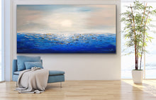Load image into Gallery viewer, Original Beach Painting Contemporary Modern Wall Decor Art Wp083