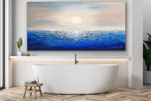 Load image into Gallery viewer, Original Beach Painting Contemporary Modern Wall Decor Art Wp083