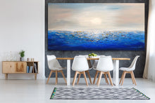 Load image into Gallery viewer, Original Beach Painting Contemporary Modern Wall Decor Art Wp083