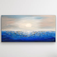 Load image into Gallery viewer, Original Beach Painting Contemporary Modern Wall Decor Art Wp083
