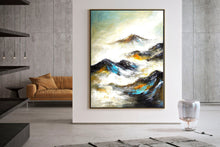 Load image into Gallery viewer, Original Oil Painting, Office Decor Large Mid Century Modern Art Kp098