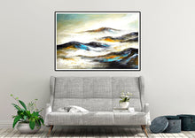 Load image into Gallery viewer, Original Oil Painting, Office Decor Large Mid Century Modern Art Kp098