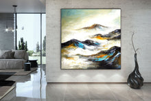 Load image into Gallery viewer, Original Oil Painting, Office Decor Large Mid Century Modern Art Kp098