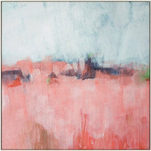 Load image into Gallery viewer, Pink Blue Sky Gray Abstract Painting Hand Painted Canvas Art Sp108