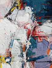 Load image into Gallery viewer, Purple Capri Blue Colorful Abstract Painting Sp098