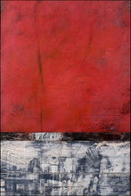 Load image into Gallery viewer, Red Abstract Painting Grey White Acrylic Painting Oversize Wp075