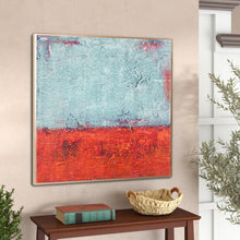 Load image into Gallery viewer, Red Blue Abstract Painting Large Modern Canvas Art Sp046