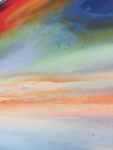 Load image into Gallery viewer, Red Blue Orange Abstract Painting On Canvas For Office Living Room Sp034