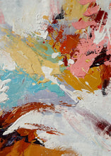 Load image into Gallery viewer, Red Blue White Abstract Painting Yellow Modern Textured Art Sp097