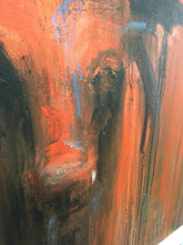 Load image into Gallery viewer, Red Bull Painting Abstract Animal Painting Oversized Wall Paintings Sp028