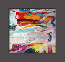 Load image into Gallery viewer, Red Orange Yellow Abstract Painting Oversized Canvas Art Wp046