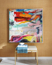 Load image into Gallery viewer, Red Orange Yellow Abstract Painting Oversized Canvas Art Wp046