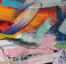 Load image into Gallery viewer, Red Orange Yellow Abstract Painting Oversized Canvas Art Wp046