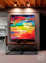 Load image into Gallery viewer, Red Yellow Blue Abstract Painting Contemporary Art Decor Sp006