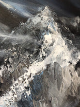 Load image into Gallery viewer, Snow Mountains Abstract Painting Modern Landscape Painting Sp044